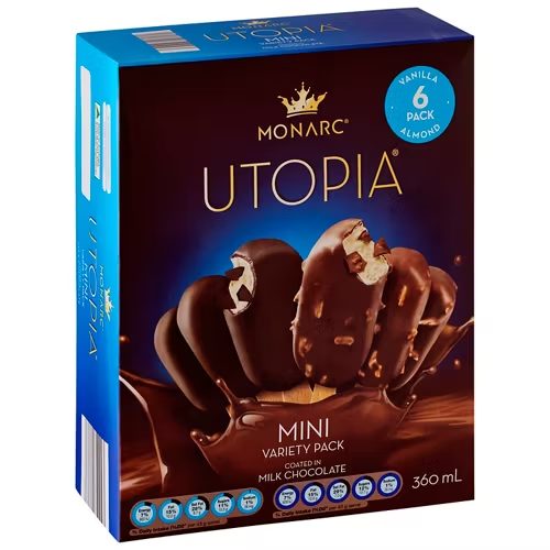 MONARC Utopia Mini Variety 6 Pack 360ml