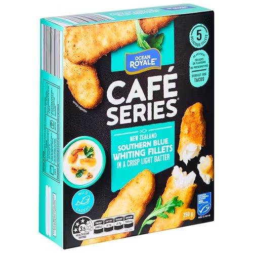 CAFE SERIES Southern Blue Whiting Fillets 250g