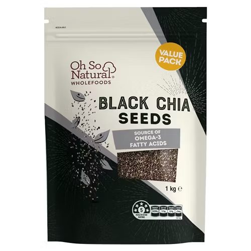 OH SO NATURAL WHOLEFOODS Chia Seeds 1kg