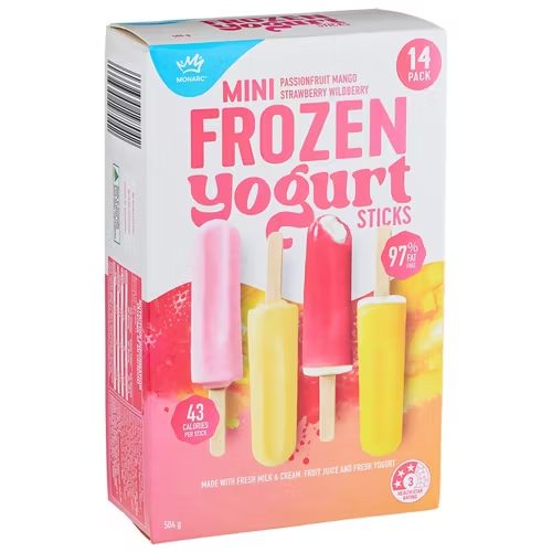 MONARC Mini Frozen Yogurt 14 Pack 504g