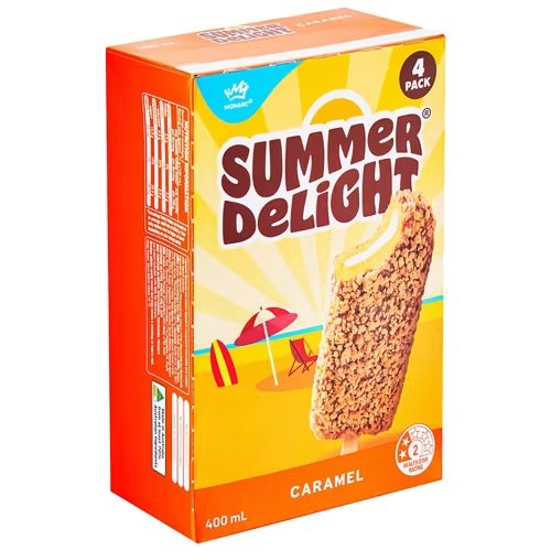 MONARC Summer Delight Caramel 4 Pack 400ml