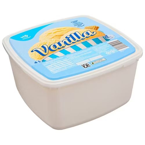 MONARC Vanilla Reduced Fat Ice Cream 4L