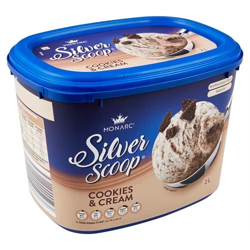 MONARC Silver Scoop Cookies & Cream 2L