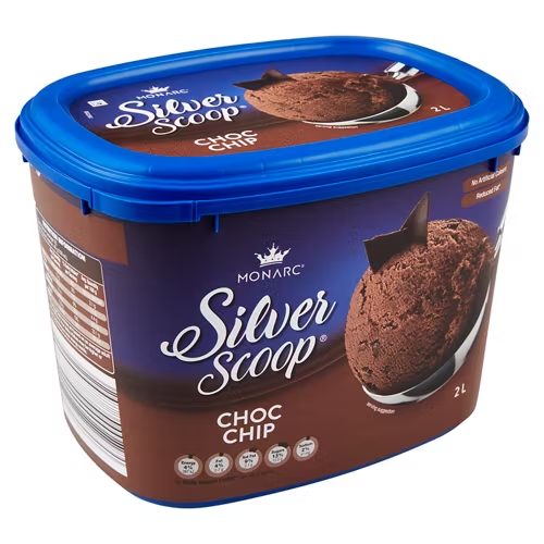 MONARC Silver Scoop Choc Chip 2L