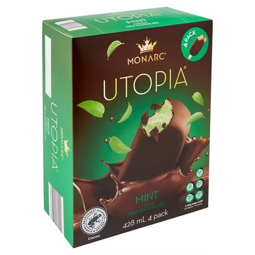 MONARC Utopia Mint 4 Pack 428ml