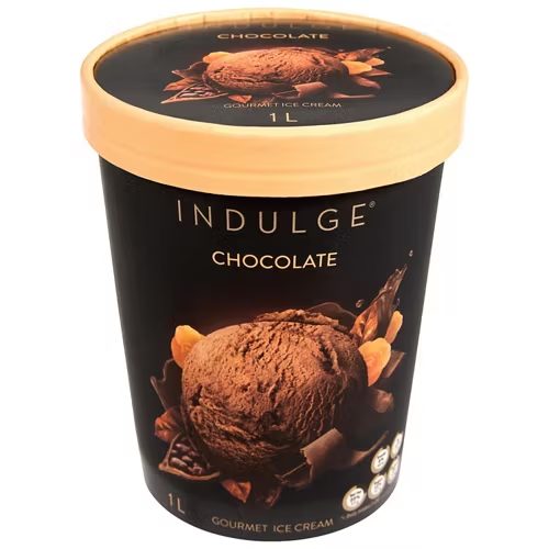 INDULGE Chocolate Gourmet Ice Cream 1L