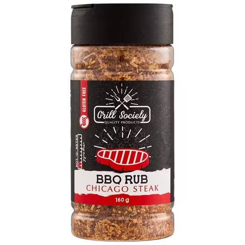 GRILL SOCIETY QUALITY PRODUCTS BBQ Rub Chicago Steak 160g