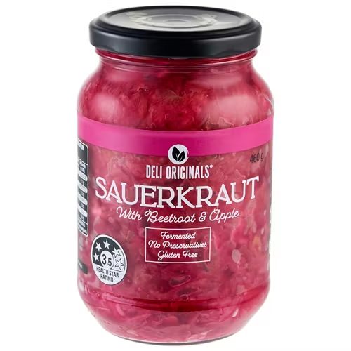 DELI ORIGINALS Sauerkraut with Beetroot & Apple 460g