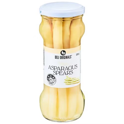 DELI ORIGINALS White Asparagus Spears 330g