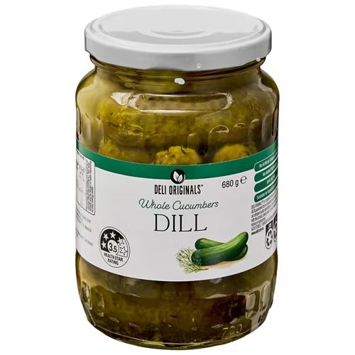 DELI ORIGINALS Dill Cucumbers 680g