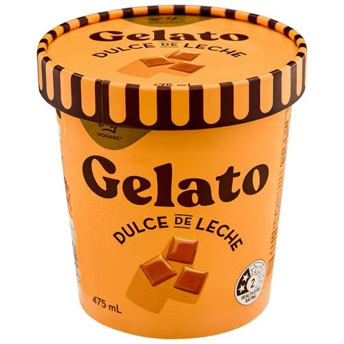 MONARC Dulce De Leche Gelato 475ml
