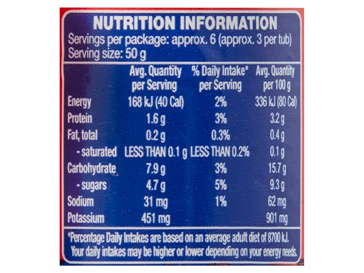 Pack photograph of REMANO Tomato Paste 2 Pack 140g showing the printed nutrition panel